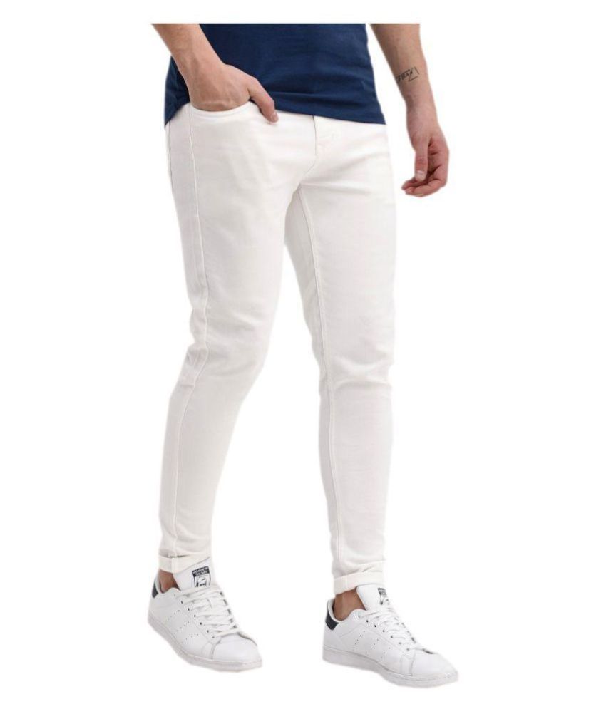 x20 - White 100% Cotton Slim Fit Men's 