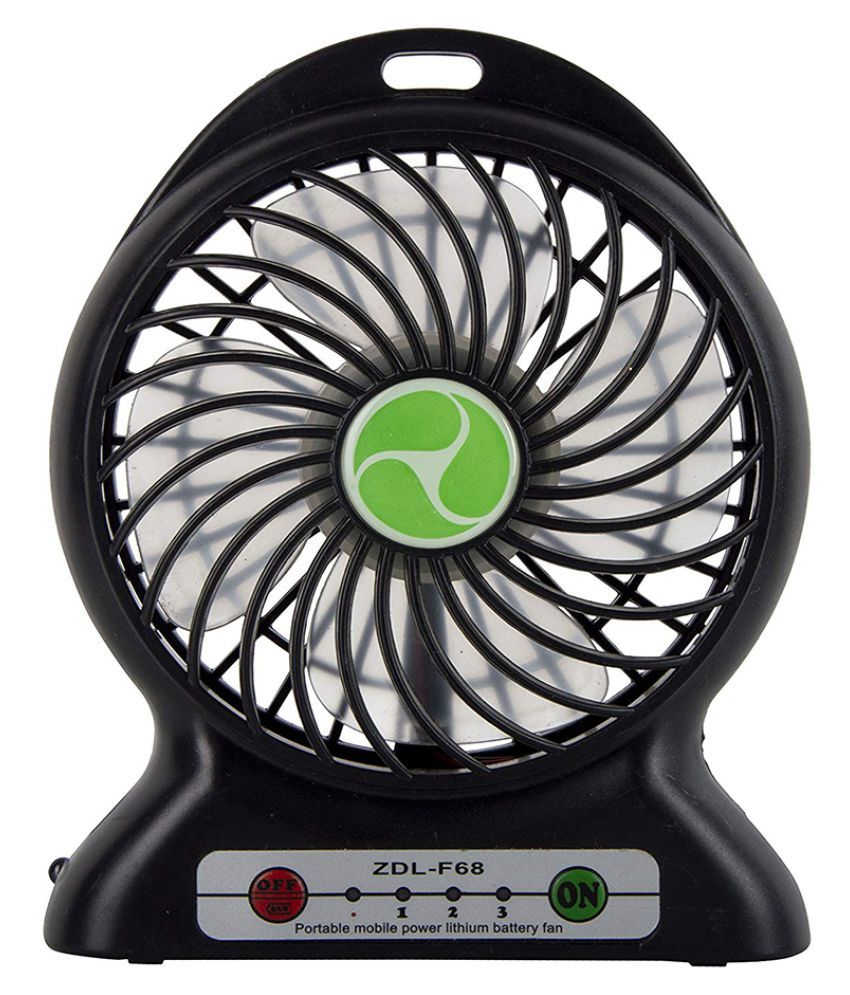 Gizmobitz Mini Fan 2600 mAh Li Ion Power Bank White