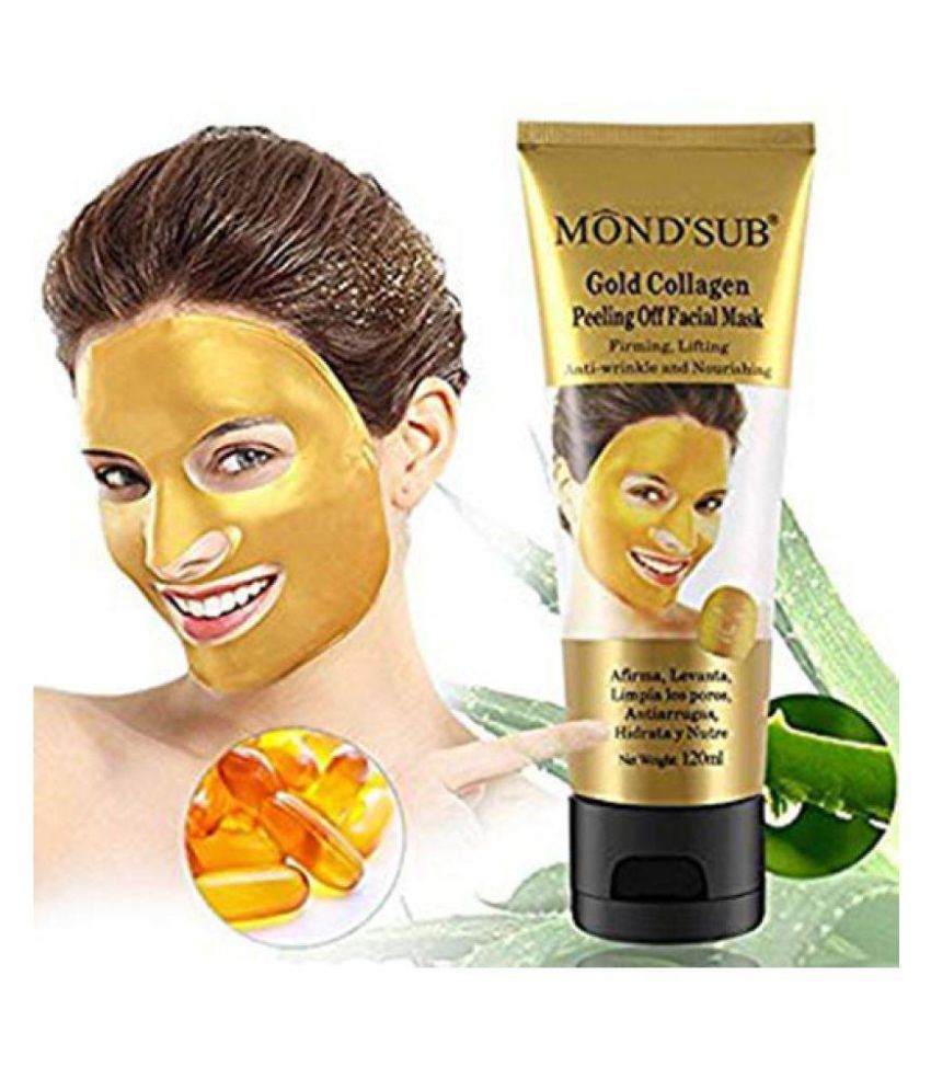 MONDSUB Gold Peeling Off facial Mask Face Peel Gel 120 ml