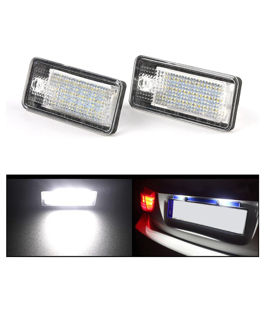 audi a3 number plate light warning