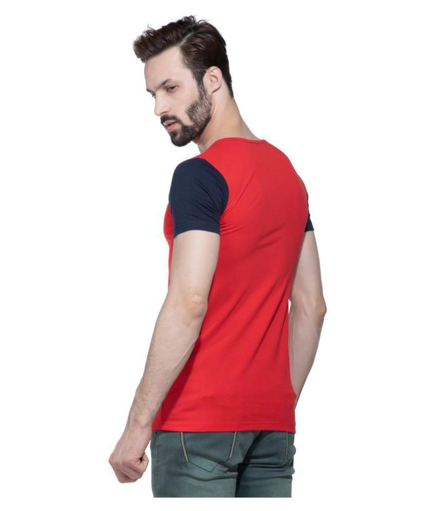 Tinted Red Half Sleeve T-Shirt - Buy Tinted Red Half Sleeve T-Shirt ...