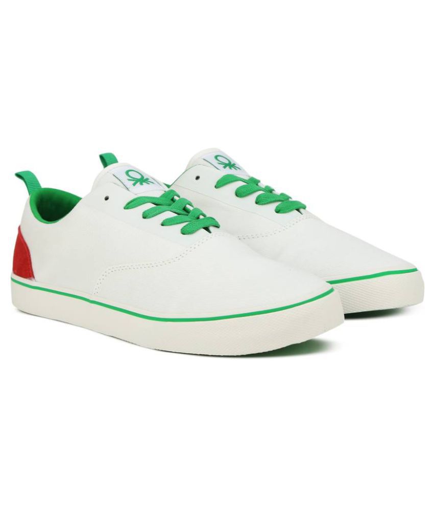 United Colors of Benetton Sneakers White Casual Shoes - Buy United ...