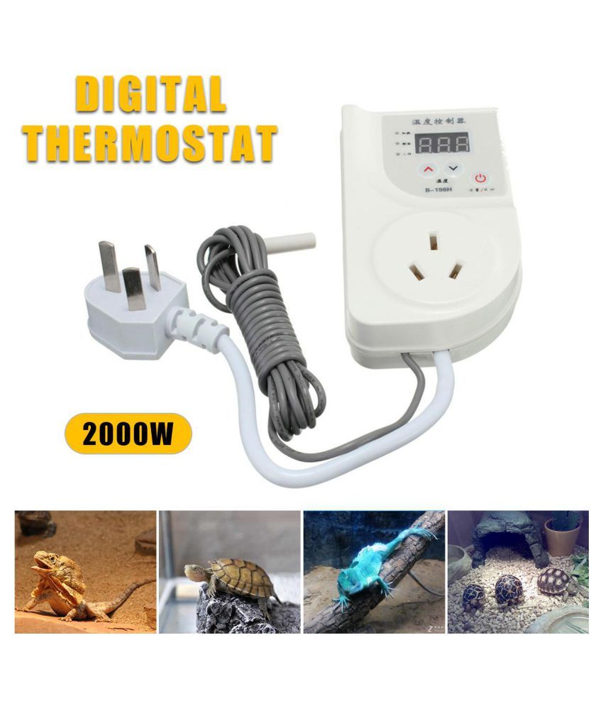 Digital Thermostat Controller For Reptile Snake Lizard Heat Mat