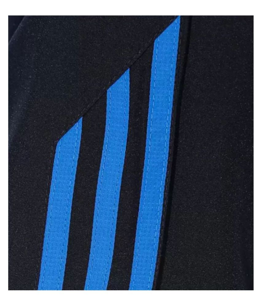 adidas black polyester lycra trackpants