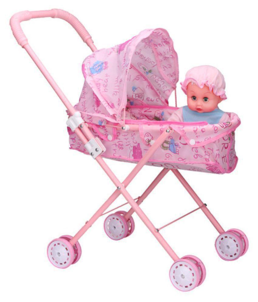 kid connection baby doll stroller set