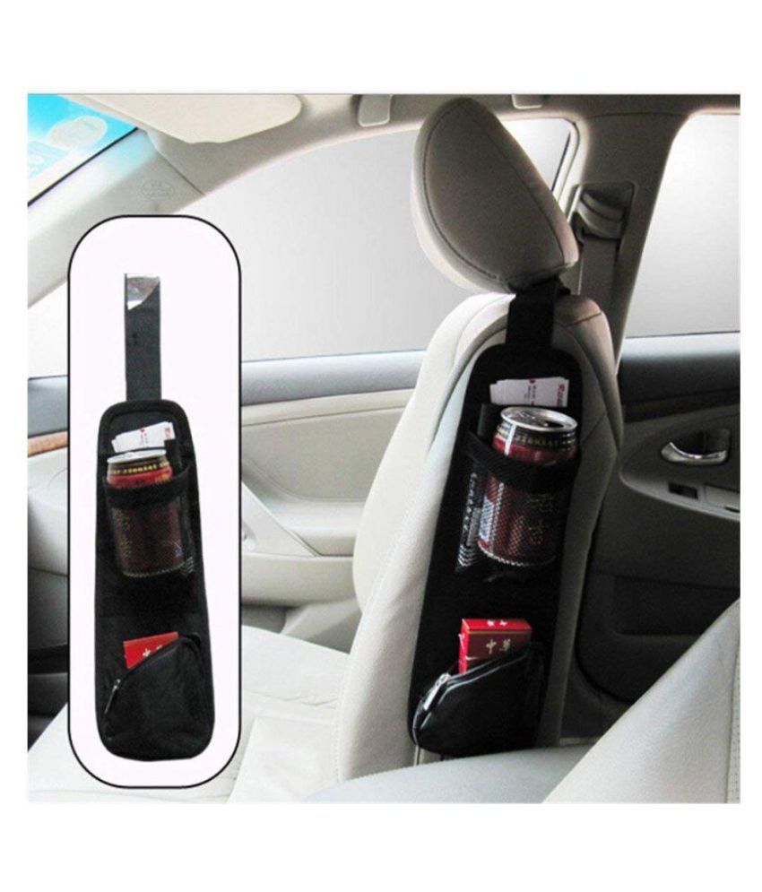 KolorFish Multi Pocket Organizer for Headrest Black Buy KolorFish