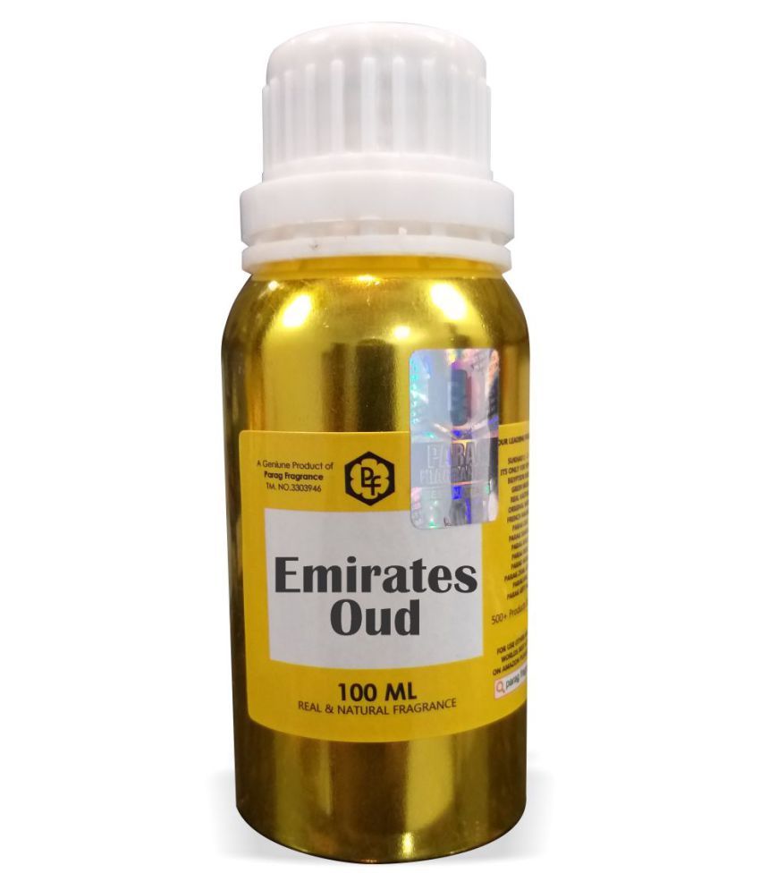 Parag Fragrances Emirates Oud Attar 100ml ( Pure, Natural and Alcohol