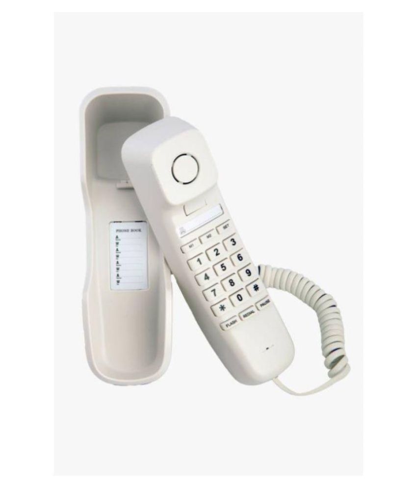 Buy For F30 Corded Landline Phone ( White ) Online at Best Price in