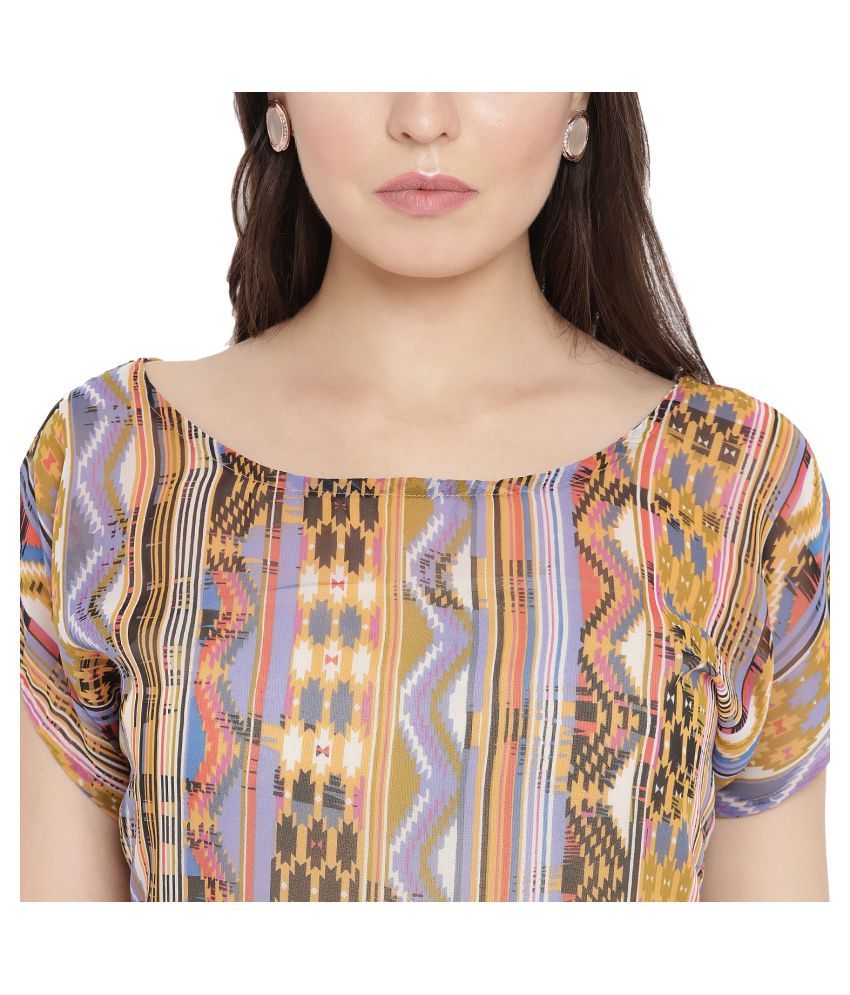 Abiti Bella Georgette Regular Tops - Multi Color - Buy Abiti Bella Georgette Regular Tops ...