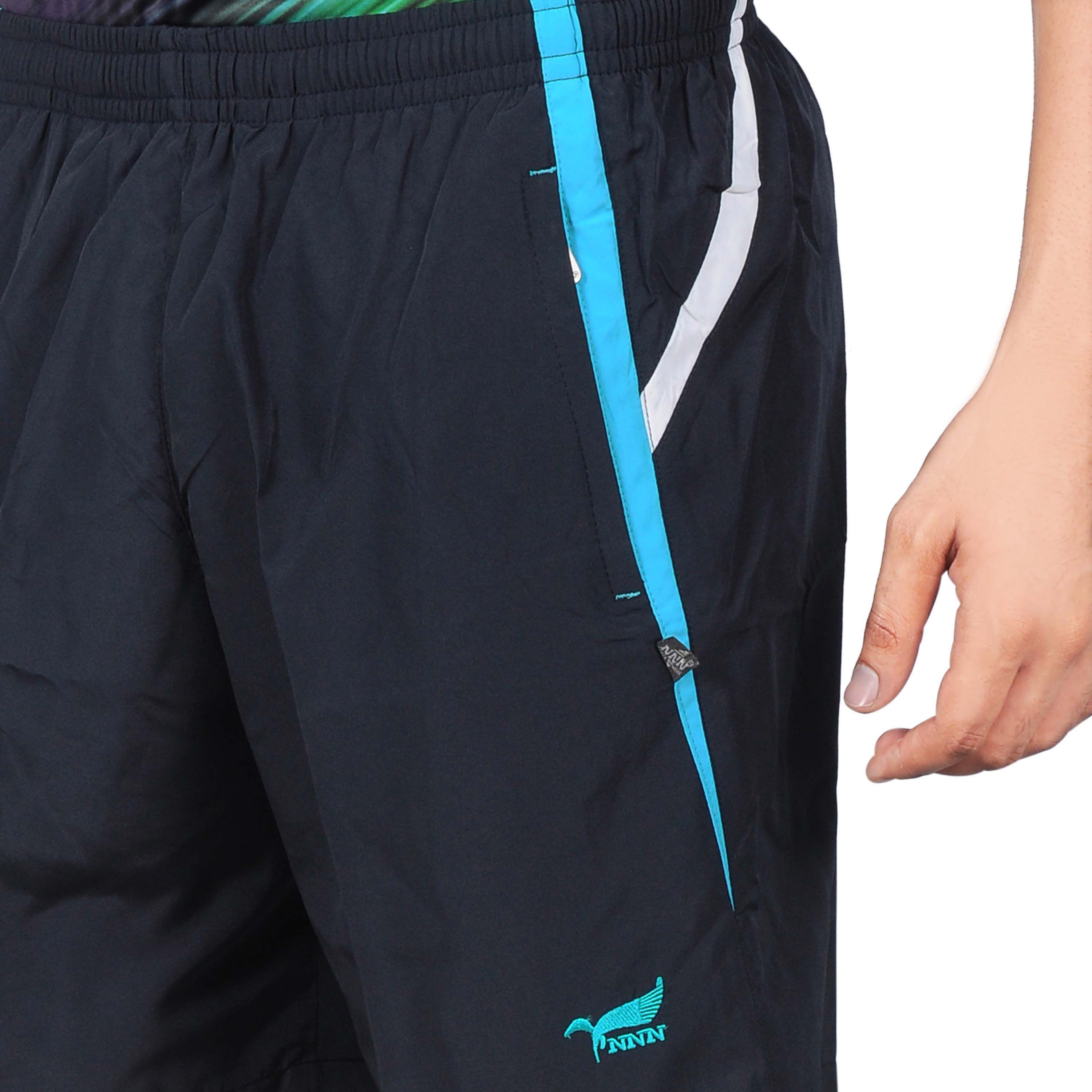 NNN Blue Polyester Fitness Shorts Single - Buy NNN Blue Polyester