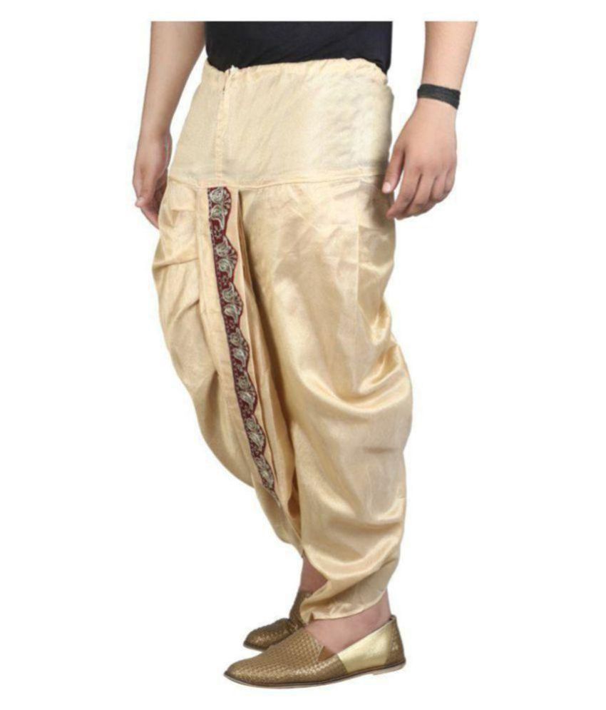 black shirt & dhoti