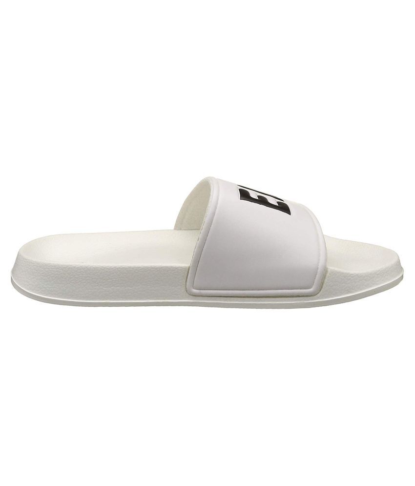 United Colors of Benetton White Slide Flip flop Price in India- Buy ...