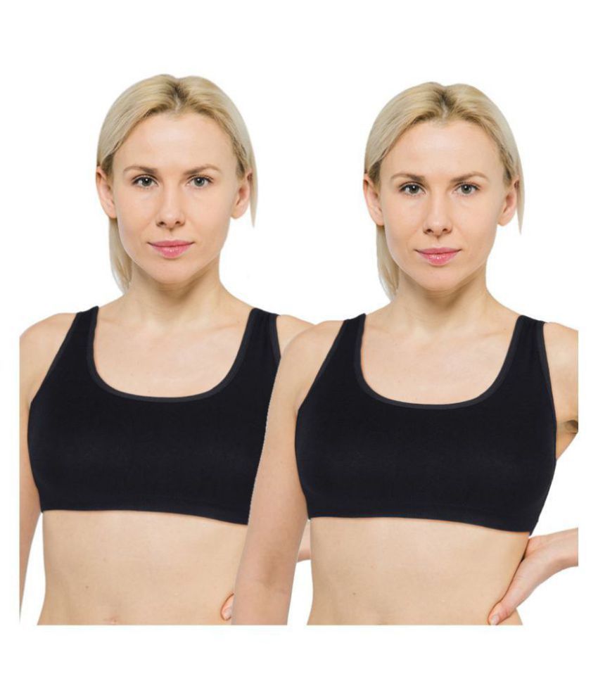     			Smooth & Style Cotton Air Bra - Black