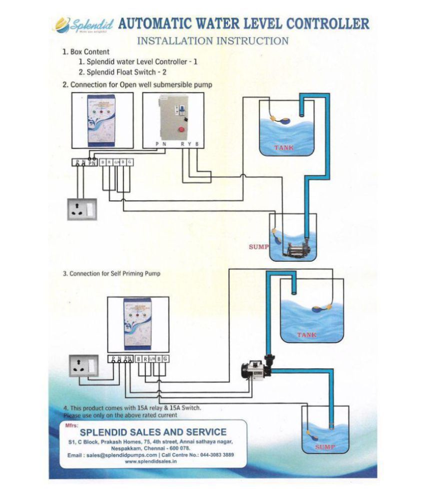 Buy Automatic Water Level Controller Compact Switch on and Off Based