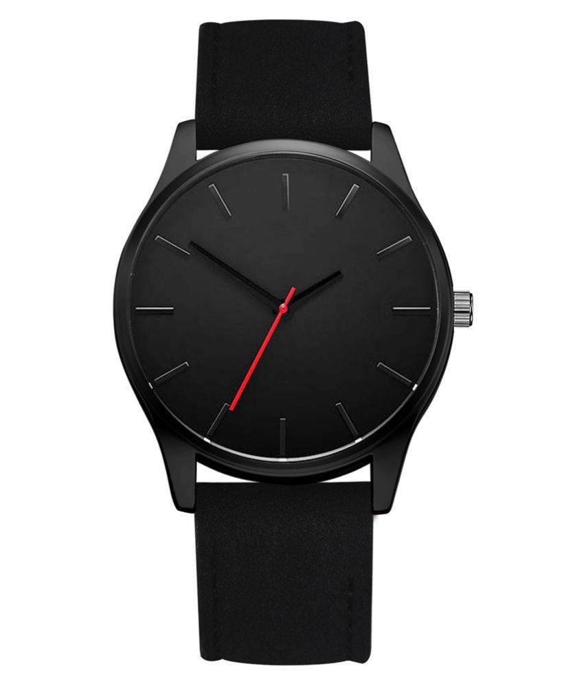 black matte finish watch
