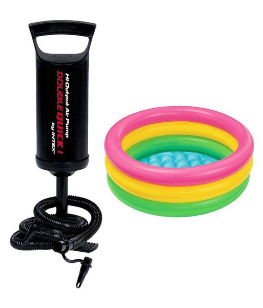 Combo Of Baby Colorful Bath Tub 2ft Air Pump Buy Combo Of Baby Colorful Bath Tub 2ft Air Pump Online At Low Price Snapdeal