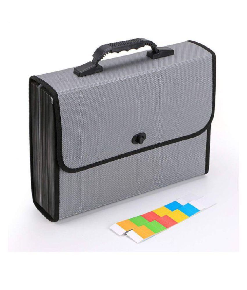 Kabalo 19 Pocket Expanding Home File Organiser A4 Paper Documents Folder Storage Case 