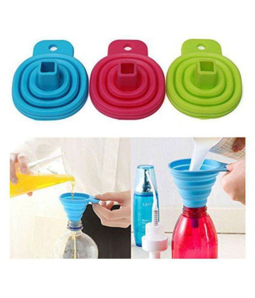     			Silicone Collapsible Funnel