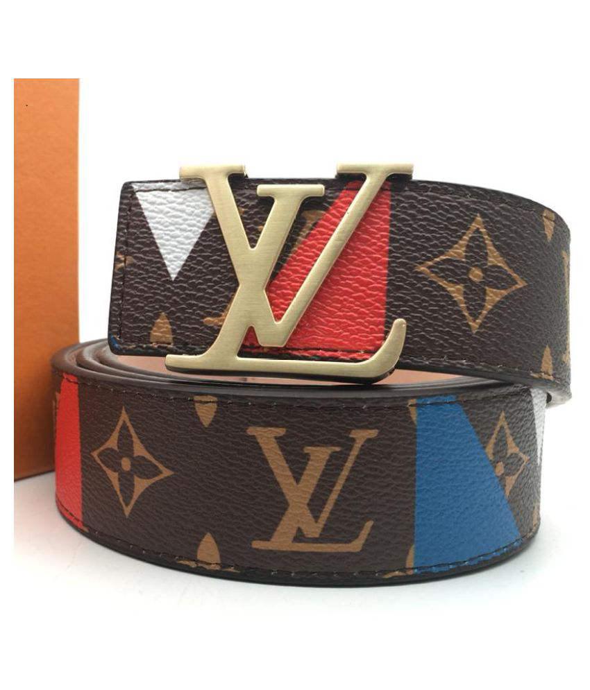 LV Belt Multi Leather Casual Belt: Buy Online at Low India - Snapdeal