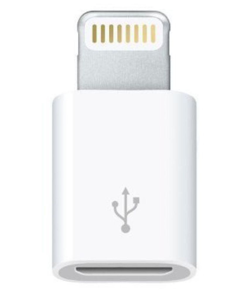 Micro USB to Lighting 8 pin Cable Charger Adapter Converter USB Connector Data Transfer for iPhone 5 5S 5C 6 6S 7S Plus SE iPad I6