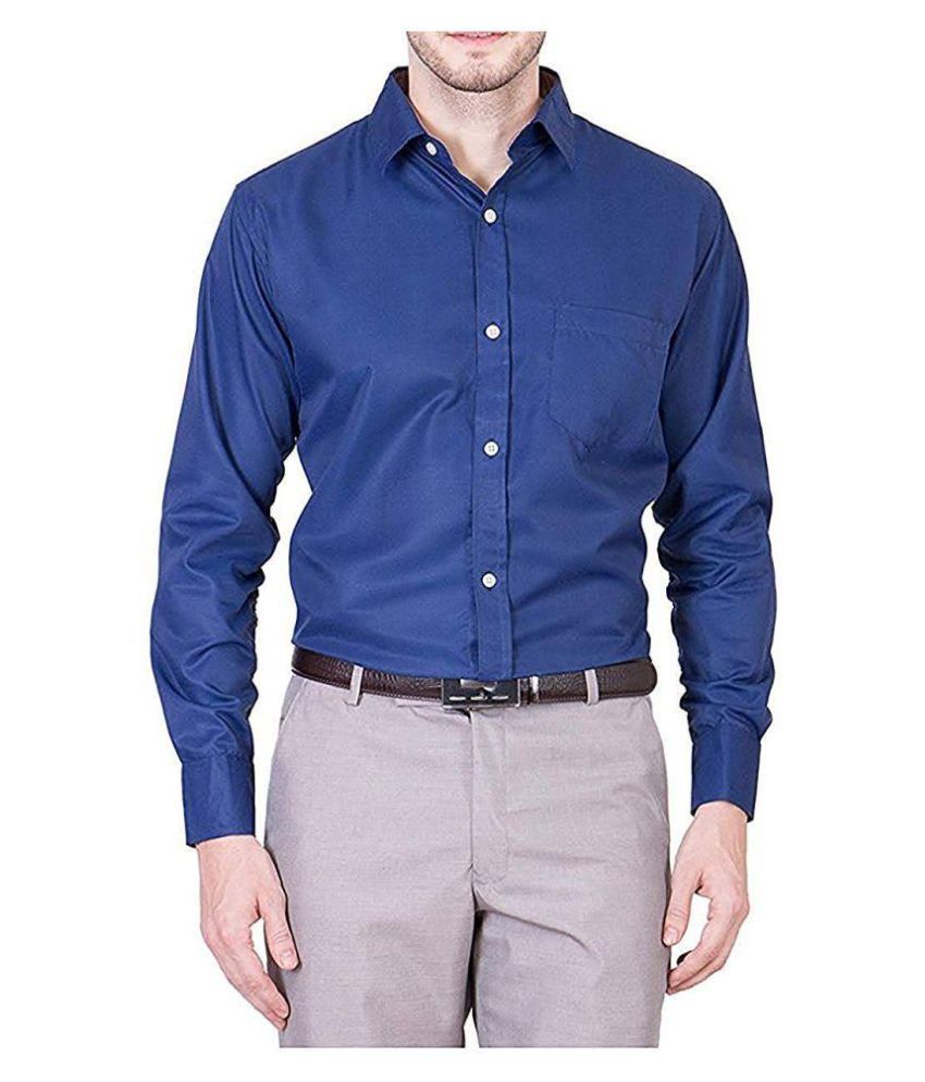 JMDE NevyBlue Formal Regular Fit Shirt - Buy JMDE NevyBlue Formal ...