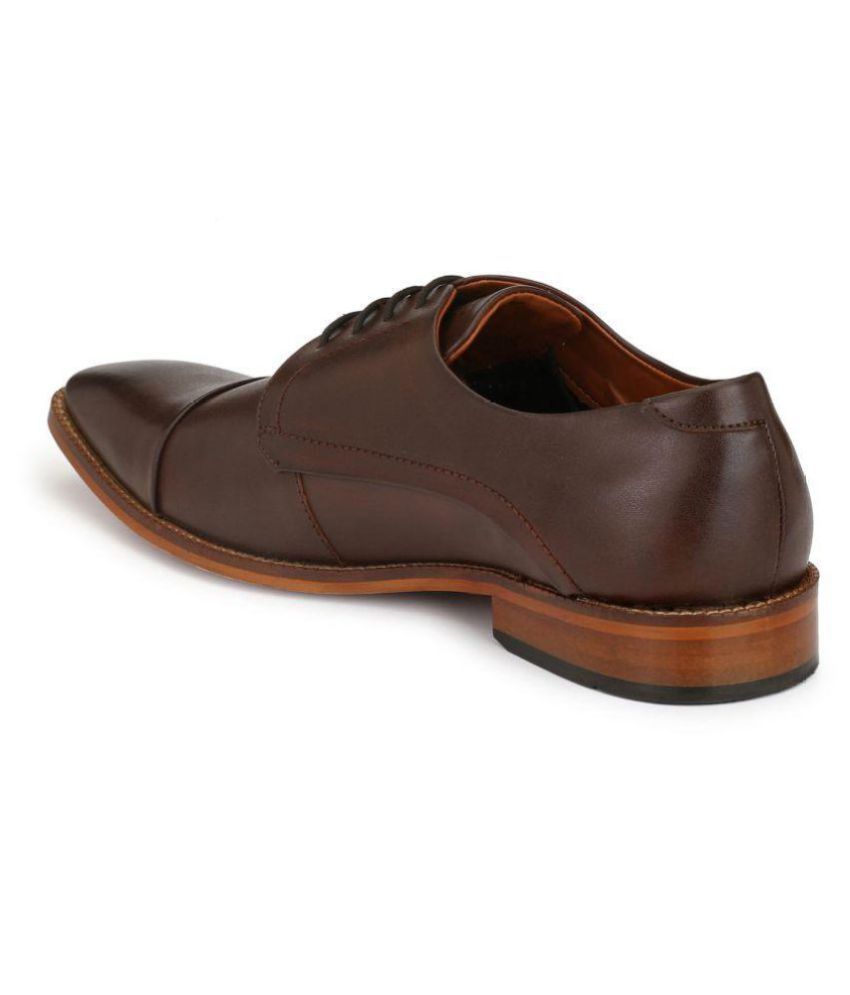 Alberto Torresi Office Genuine Leather Brown Formal Shoes Price in ...