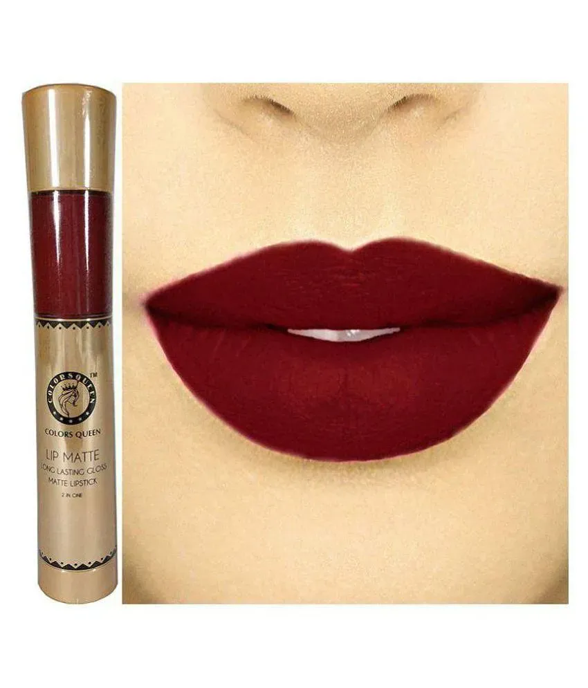 Maroon color matte best sale lipstick