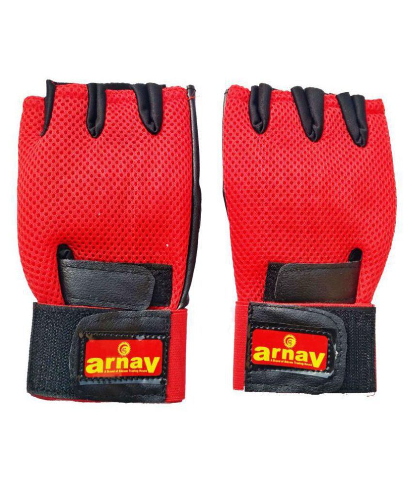 Arnav Red Gym Gloves