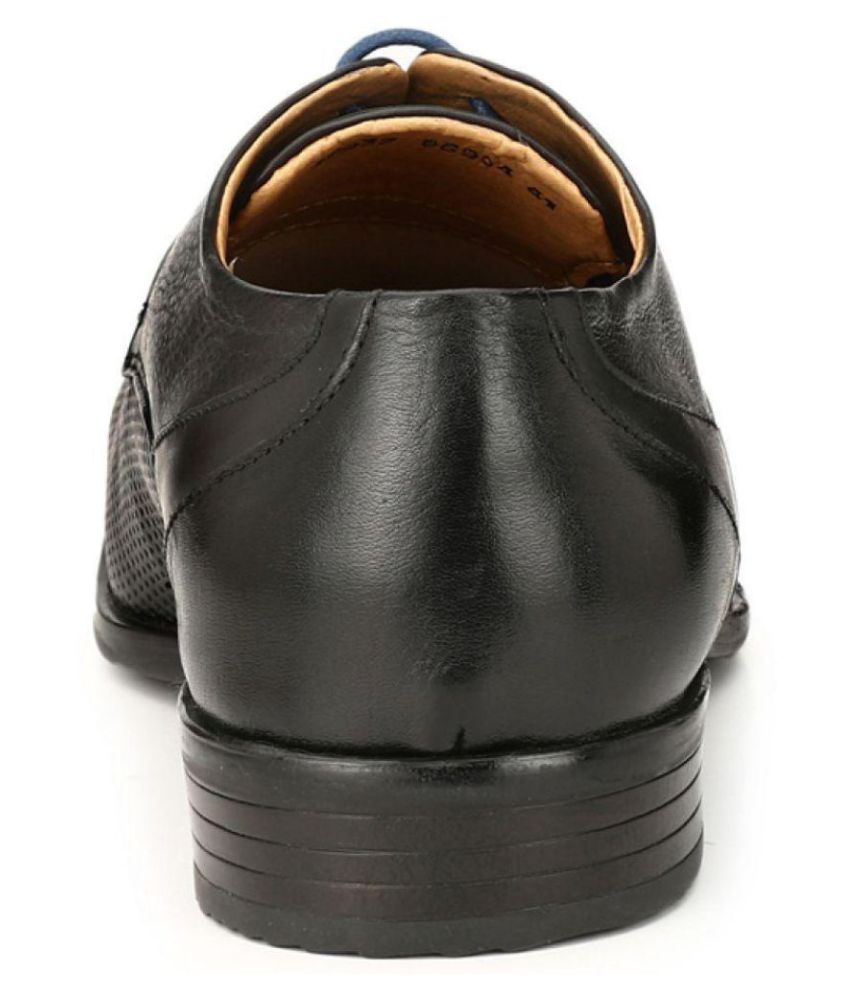 alberto torresi black formal derby shoes