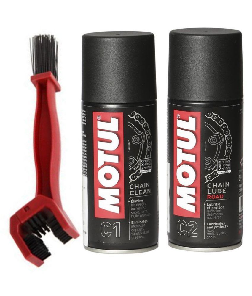 Grand Pitstop Combo of C2 Chain Lube and C1 Chain Clean with Cleaning