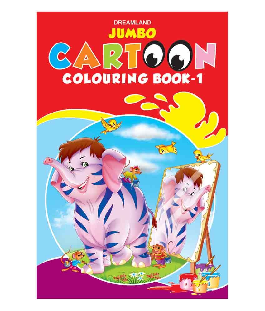 Jumbo Cartoon Colouring Book - 1: Buy Jumbo Cartoon Colouring Book - 1