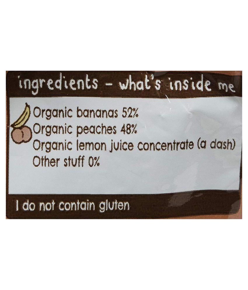 Ella's Kitchen Peaches + Bananas Snack Foods for Under 6 Months ( 120