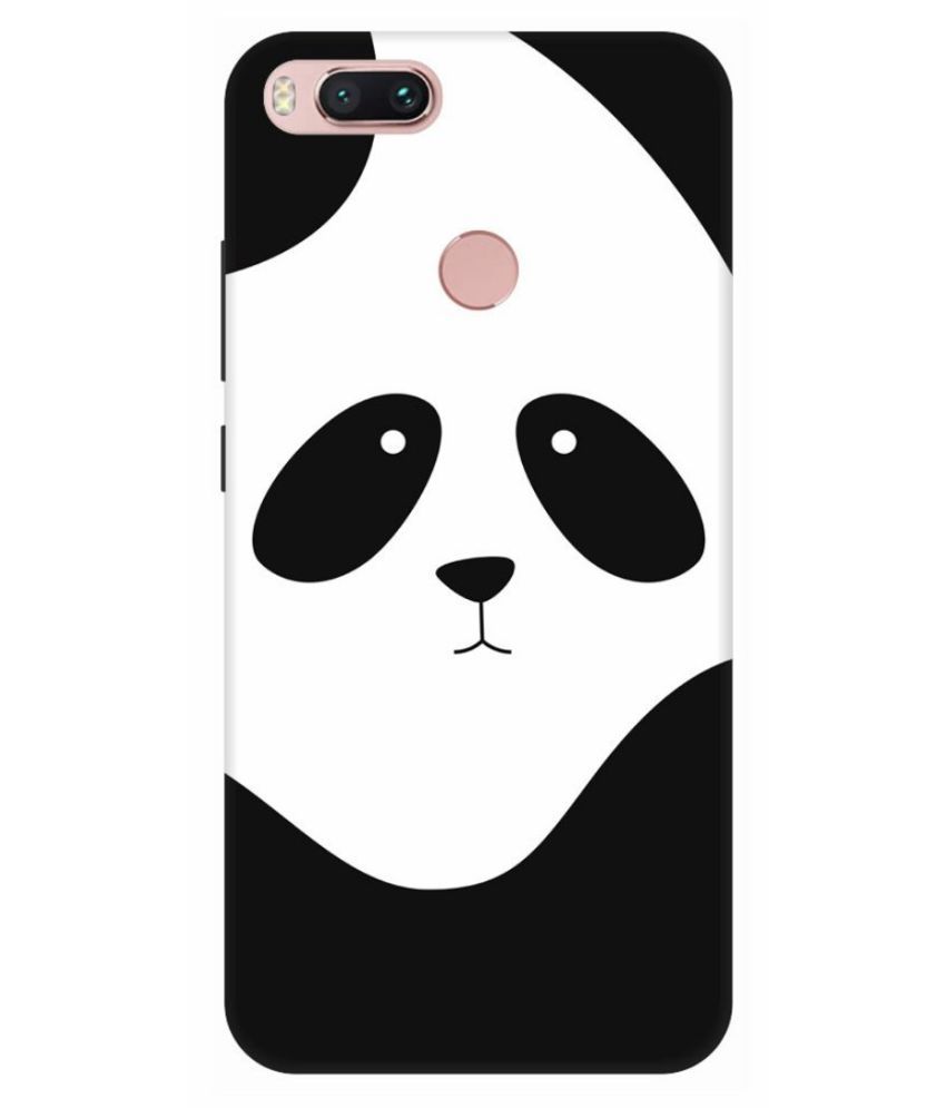 Mi A1 Printed Cover By Digi Swipes Panda Face Art Premium ...