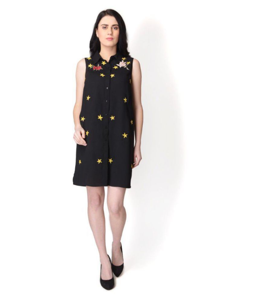 georgette black shirt