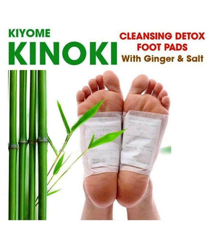     			Kinoki Premium Detox Foot Pad, Cleansing Toxin Remover Foot Patches, Organic Weight Loss Patch, For Men & Women - Free Size (10 Pads, White & Gold)