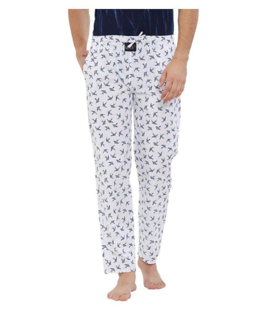 fluffy white pyjamas