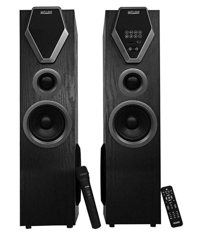Buy Mitashi TWR 8480 BT Tower Speakers Black Online at Best Price in India Snapdeal