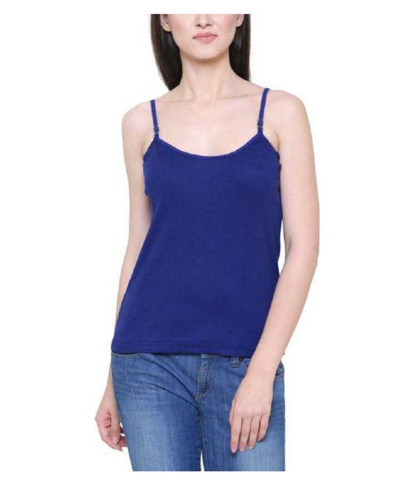     			Skandas Trendz Cotton Camisoles - Blue