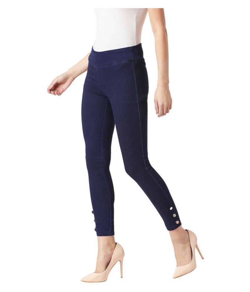 next navy jeggings