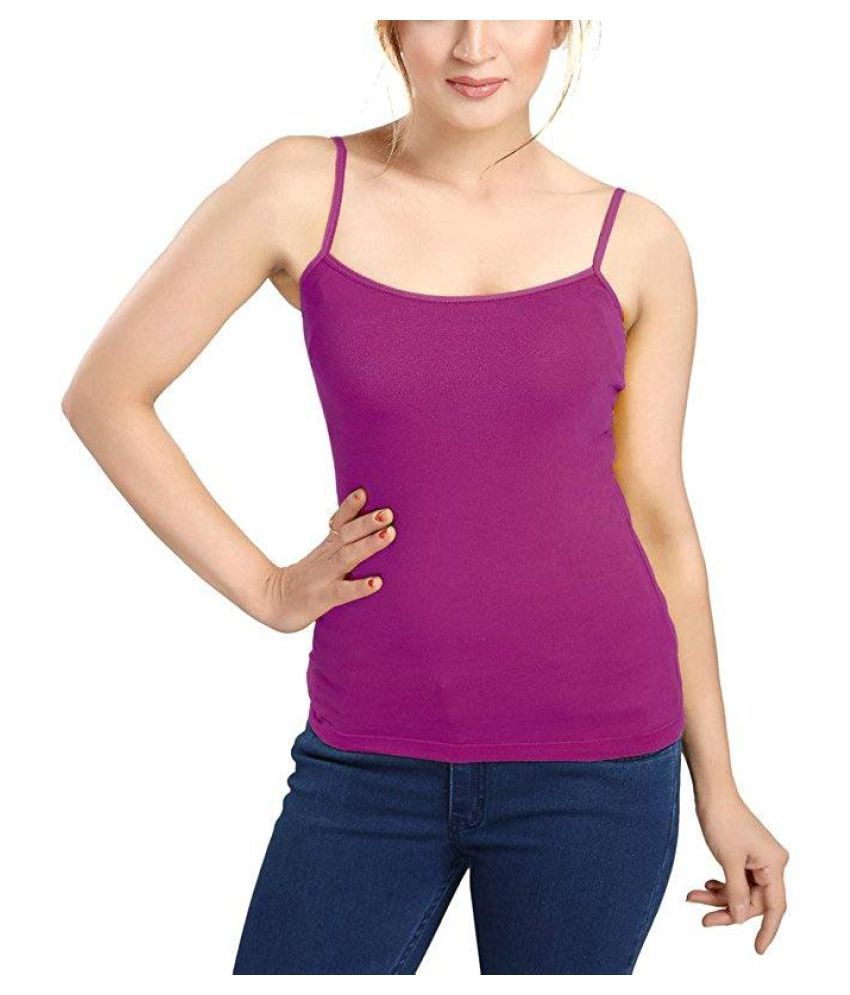     			Skandas Trendz Cotton Camisoles - Purple