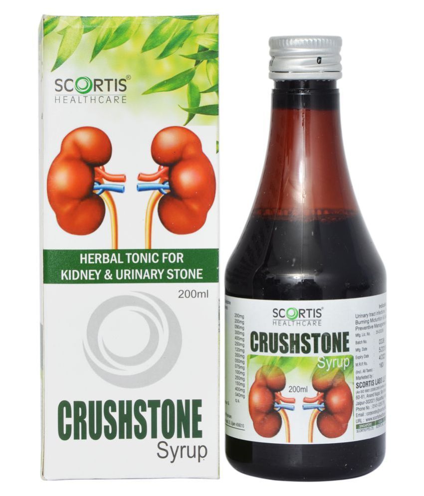 SCORTIS HEALTH CARE CRUSHSTONE [For Kidney Stone] Liquid 200 ml Pack Of