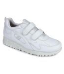 Force 10 By Liberty  Boy White School Shoes