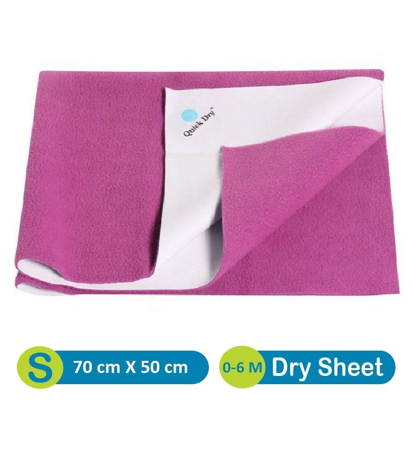     			Quick Dry Baby Changing Waterproof Bed Protector Purple Small Rubber Sheet