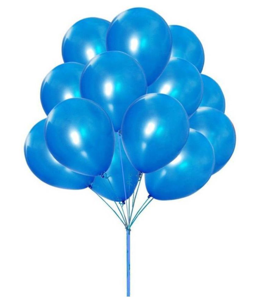 Solid Blue Balloon Pack Of Buy Solid Blue Balloon Pack Of Online At Low Price