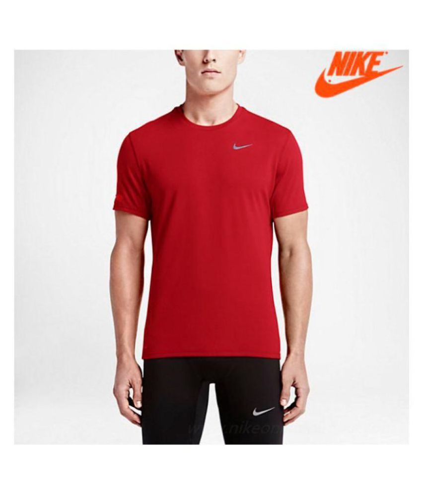 Nike Red Half Sleeve T-Shirt - Buy Nike 