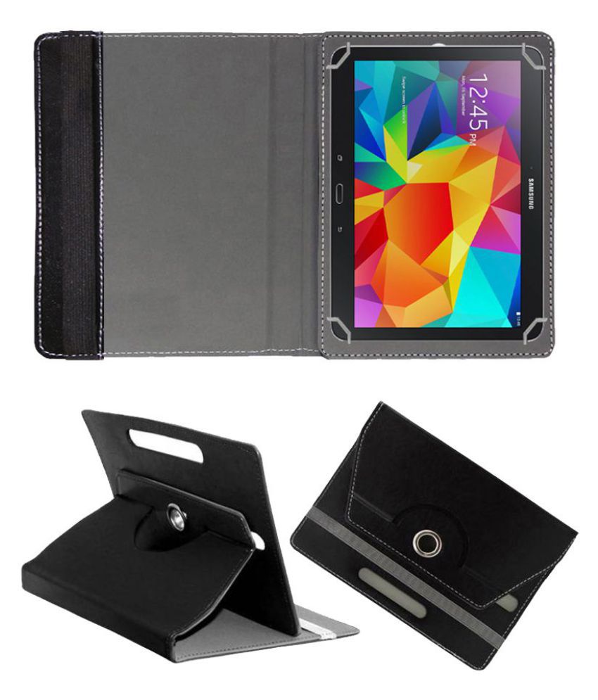Samsung Galaxy Tab 10.1 Flip Cover By FASTWAY Black - Cases & Covers