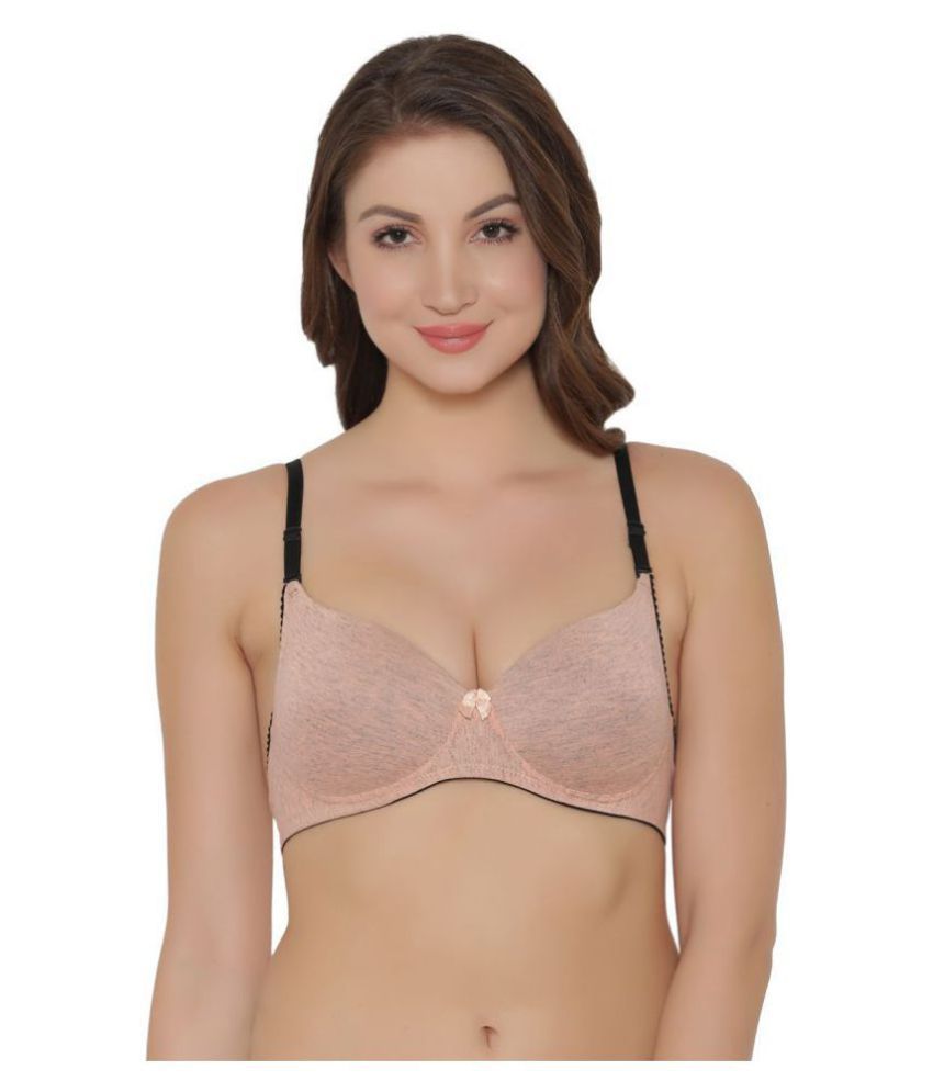     			Clovia Cotton Women's Seamless Bra ( Pink )