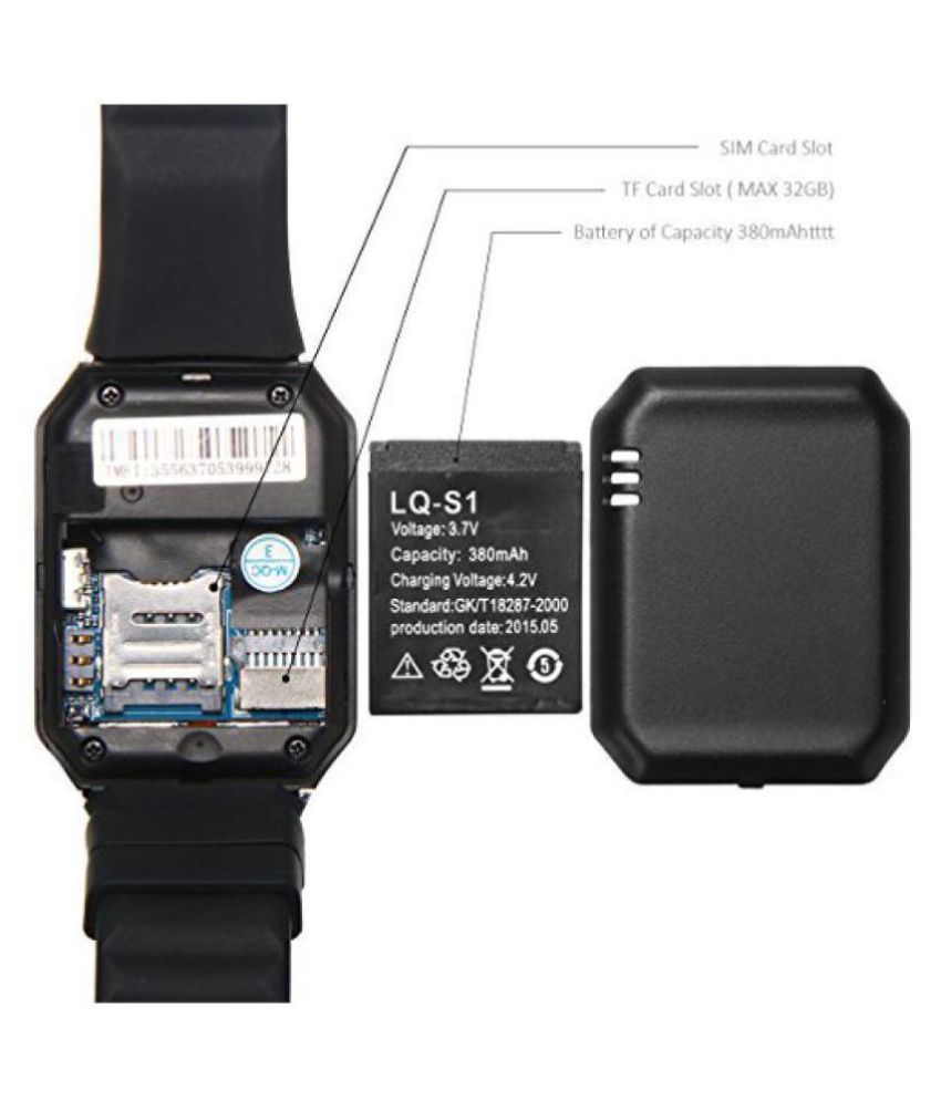 dz09 smartwatch sim card slot