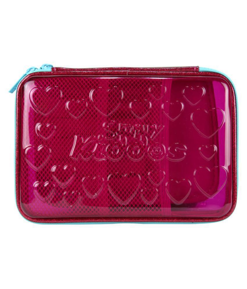     			Smily PVC Pencil case (Pink) | Cute Pencil Cases | pencil case for Boys & Girls | Kids & School pencil case | pencil for girls stylish | Pencil box