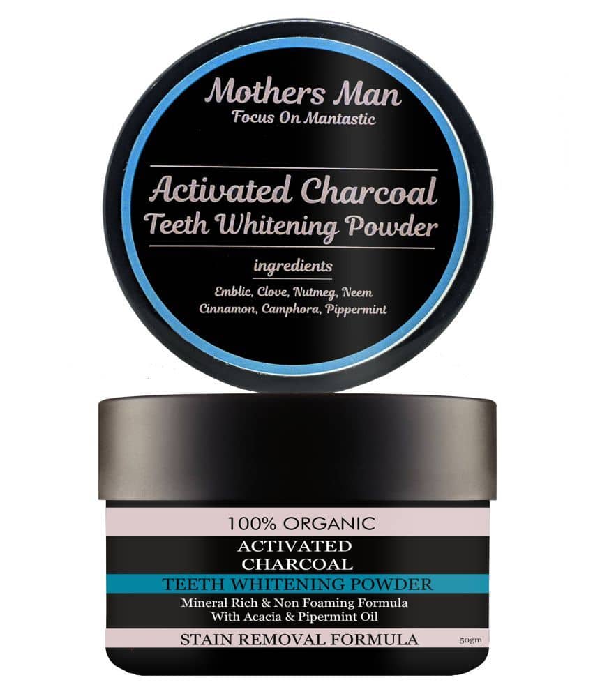 Mothers Man Teeth Whitening Powder 50 gm: Buy Mothers Man ...